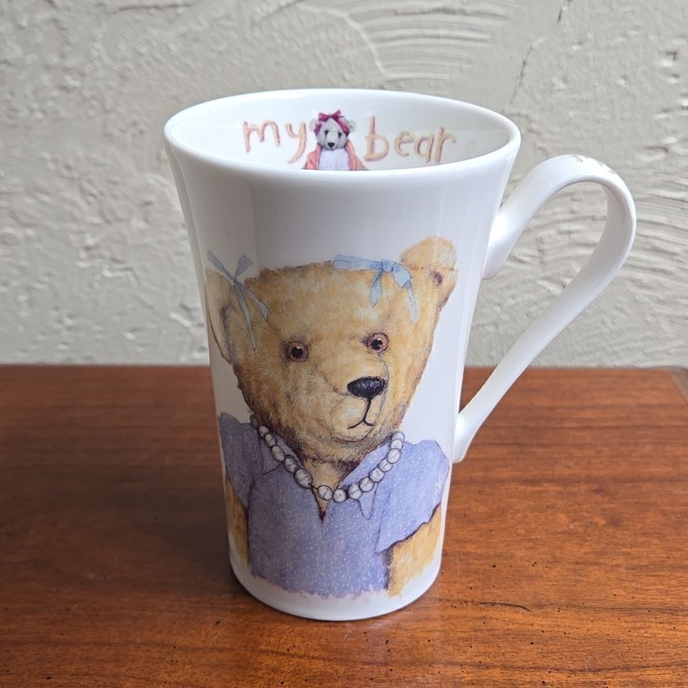 ROY KIRKHAM SET OF 2 BONE CHINA "MY BEAR" MUGS - Picture 8 of 14